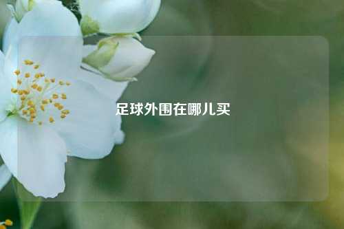 足球外围在哪儿买